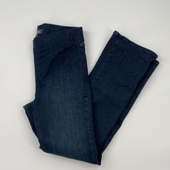 NYDJ Medium Wash Straight Leg Pull On Jeans Lift x Tuck Technology Spanspring - Picture 8 of 8